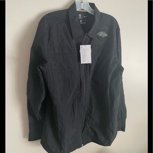 Nike Baltimore Ravens Salute to Service Shirt Jacket Black Men’s Small Sideline